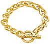 Ariva Sterling Silver & 14K Gold Clad TexturedLink Bracelet, 1 of 1