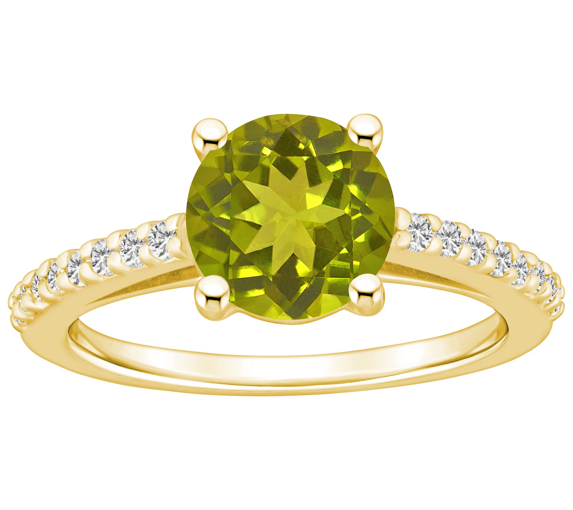 Affinity Gems Gemstone & 0.20 cttw Diamond Ring , 14K Gold