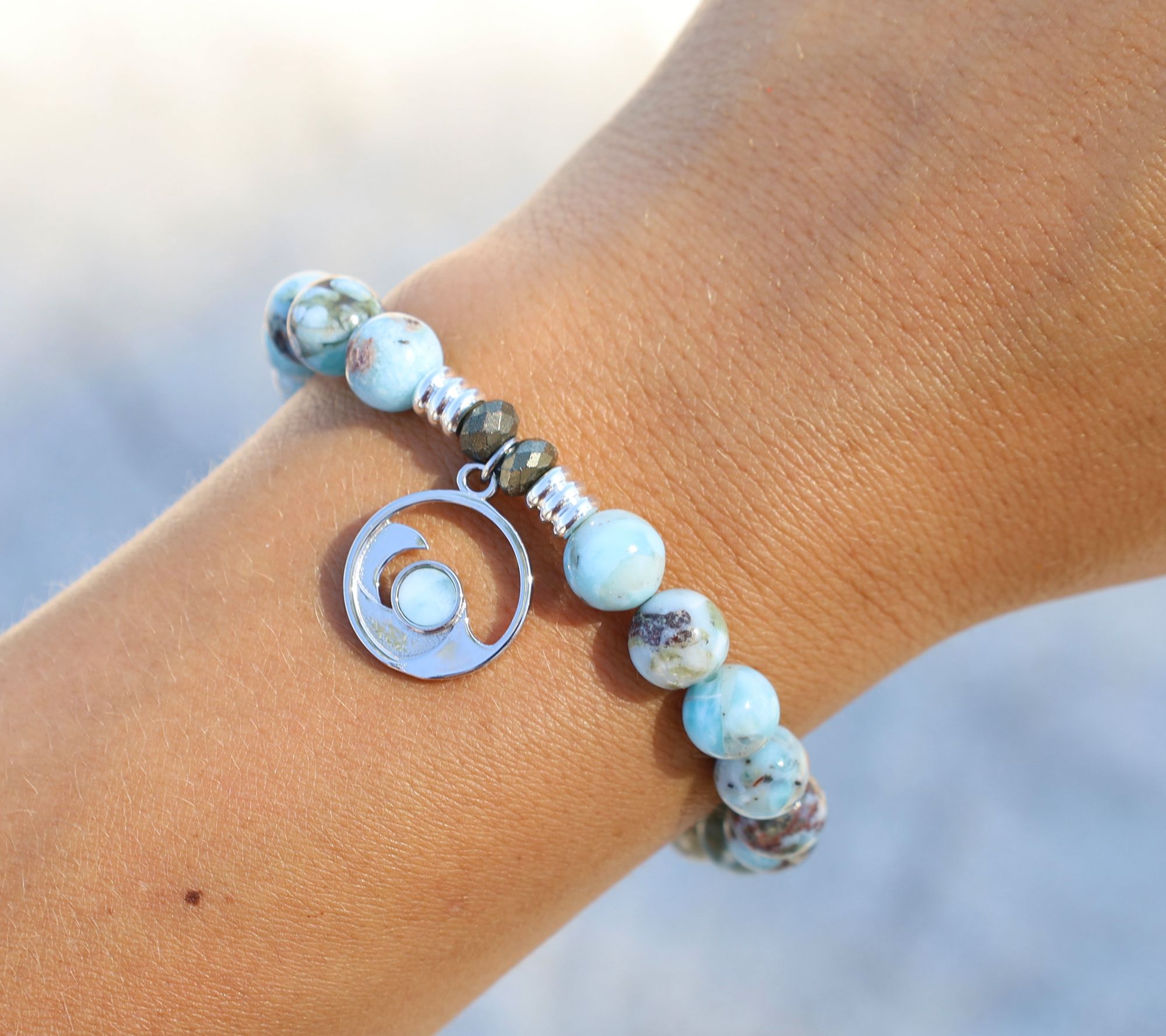 Qvc on sale larimar jewelry