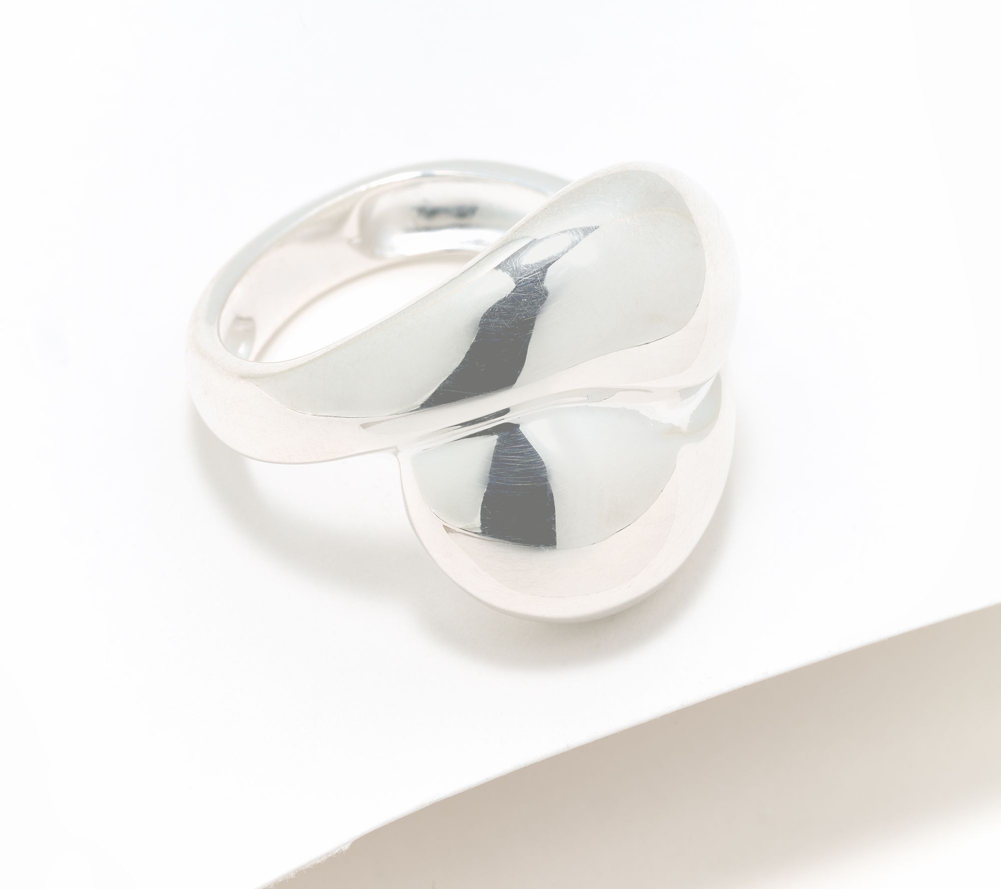 UltraFine 950 Silver Bold Interlocking Ring