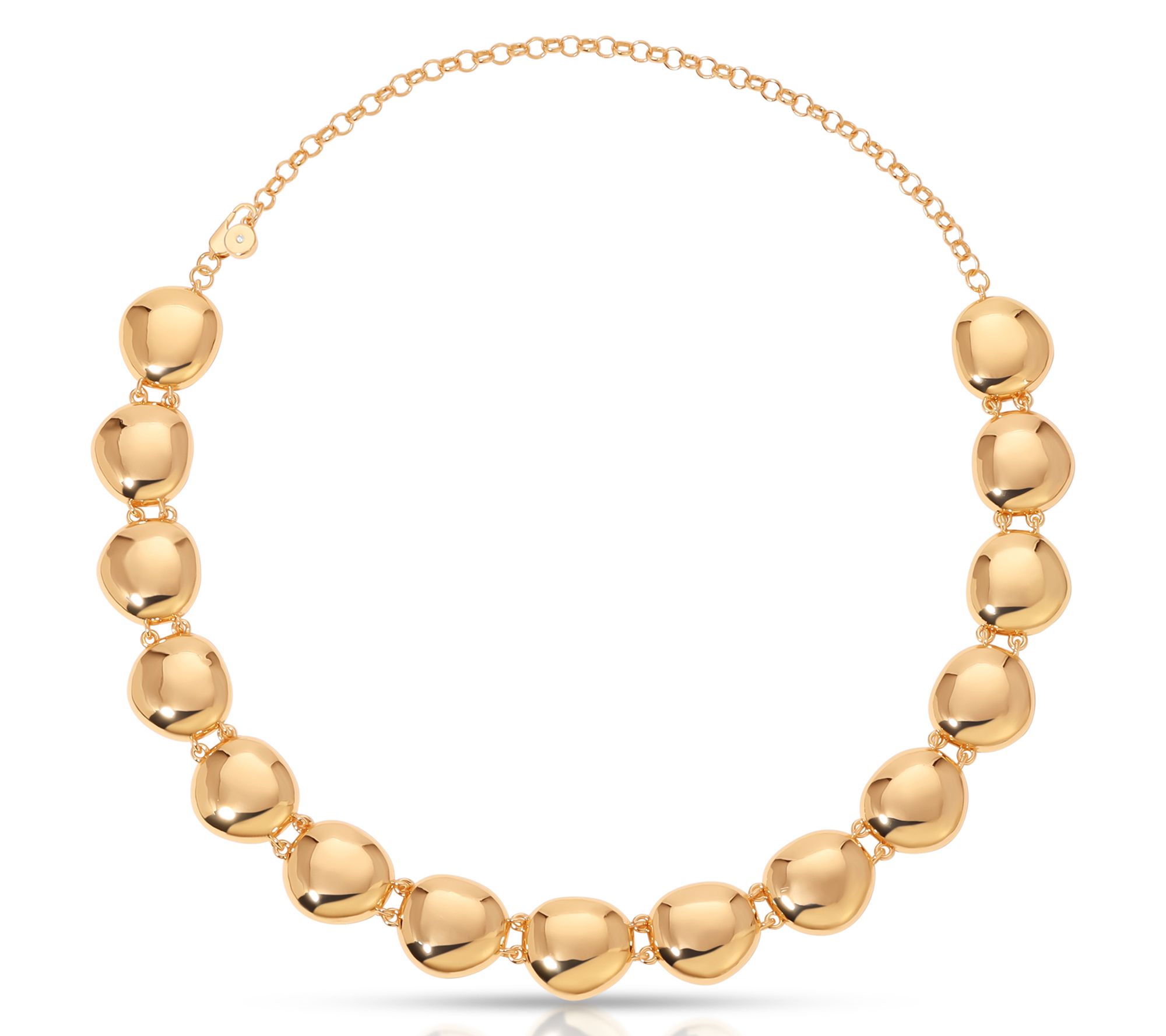 Ettika Polished Pebble Choker Necklace