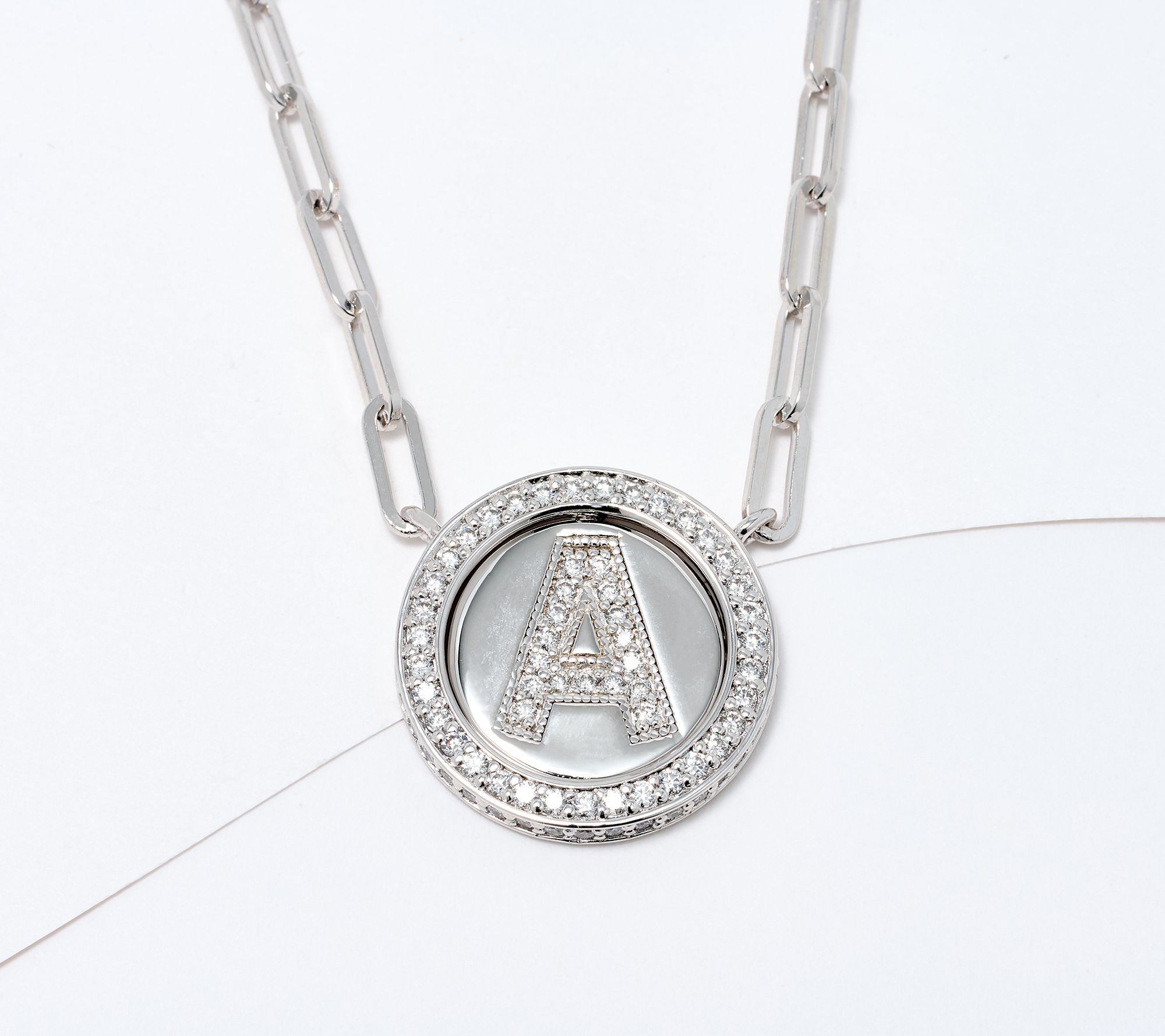 JEN by Jennifer Miller Pave Lab Grown Diamond Initial Necklace