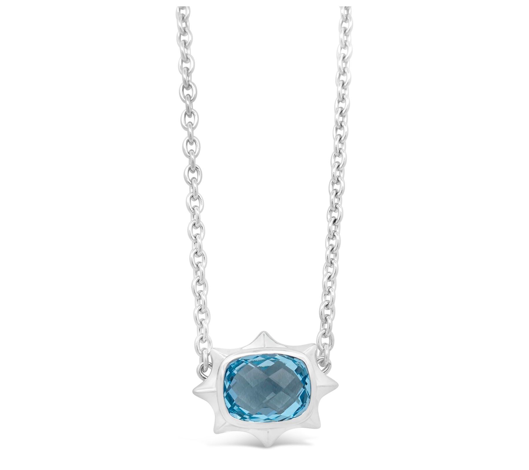Margo Manhattan Sterling Silver Gemstone Ella Necklace