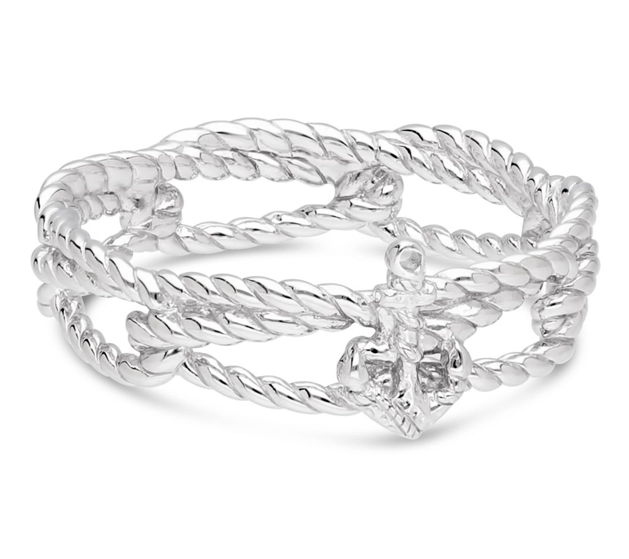Goddaughters Sterling Silver  Anchor Ring