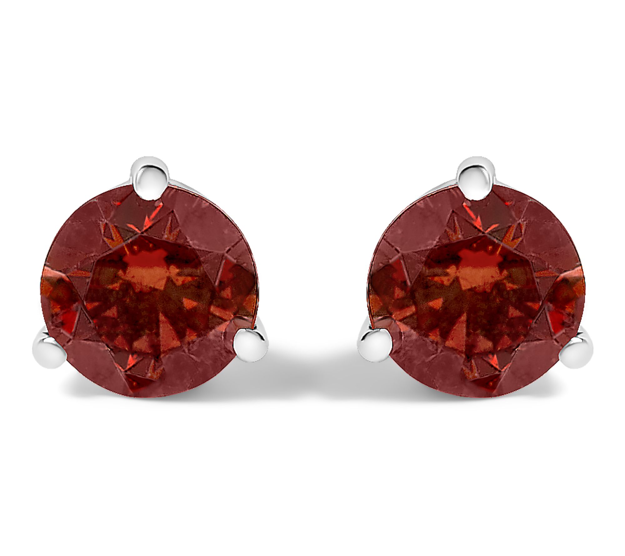 Haus of Brilliance Lab Grown 0.75ct Red DiamondEarring, Gold