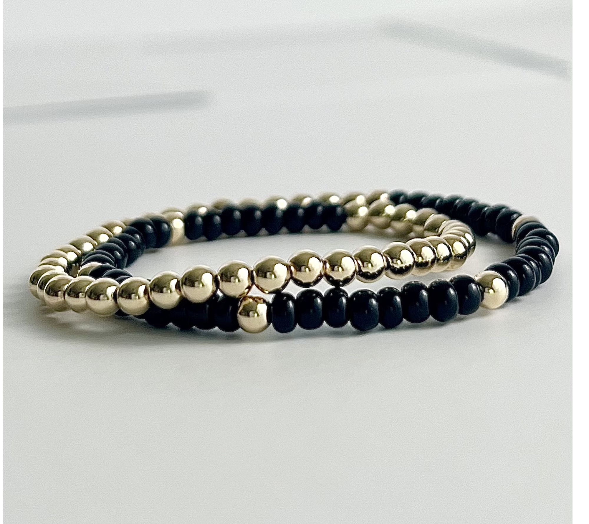 MaeMarie Wraps Fuel Double Slip On Bracelets, 14K Gold