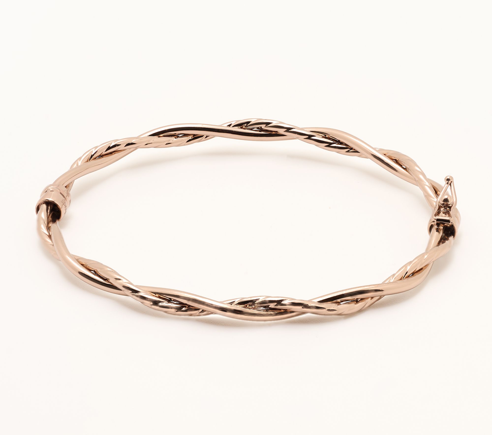 David Markstein Bronze Elevated Polished and Textured Bangle