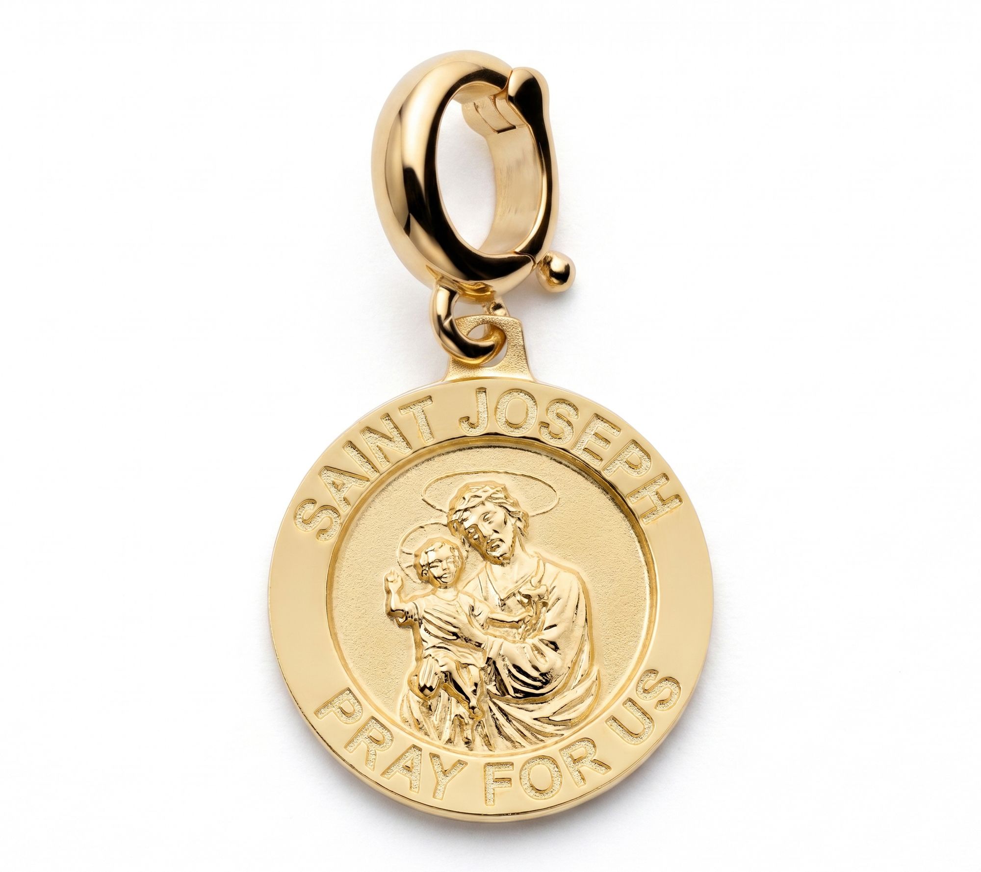 Ultrafine 950 Silver Enhancer Religious Pendant, 18K plated