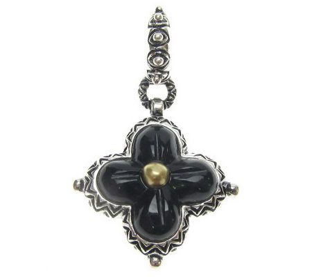 Barbara Bixby Sterling Flower Charm, 18K