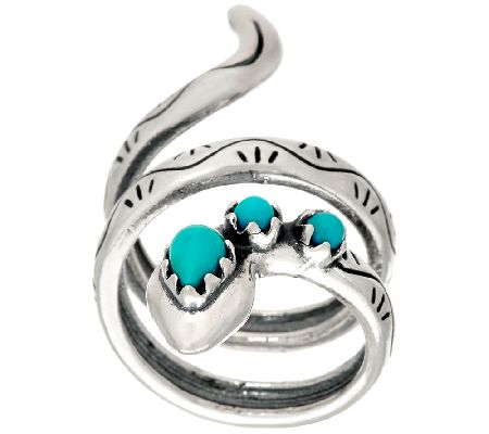 Turquoise shop snake ring