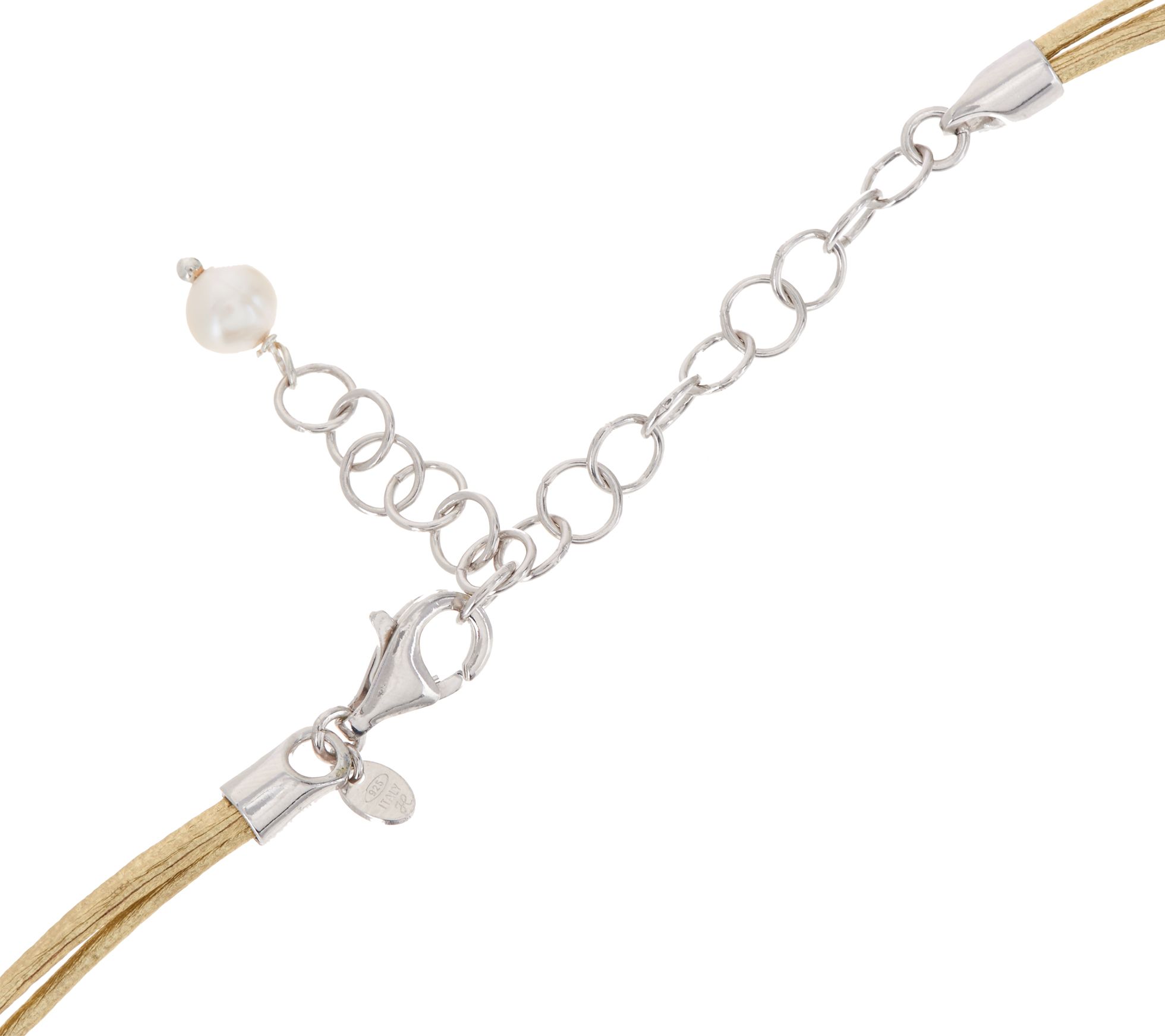 Honora Cultured Pearl Multi-Strand Faux Leather Necklace - QVC.com