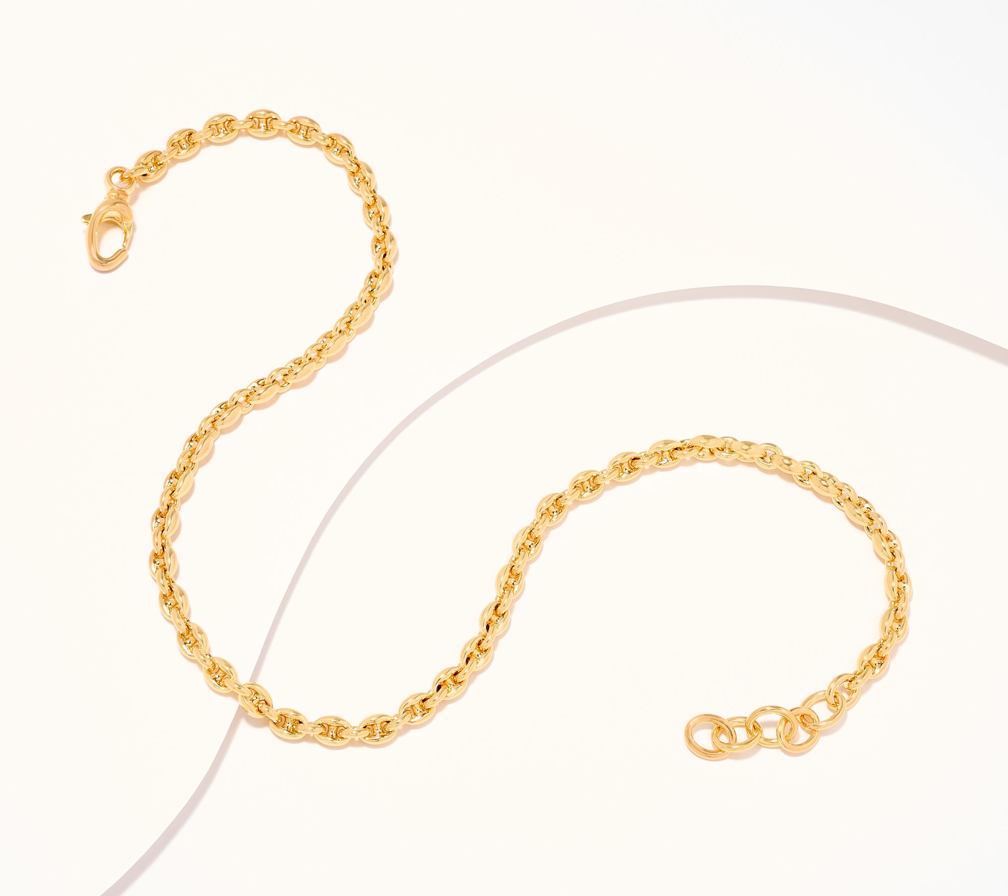 3 Row Chunky Chain Necklace - A New Day™ Gold : Target