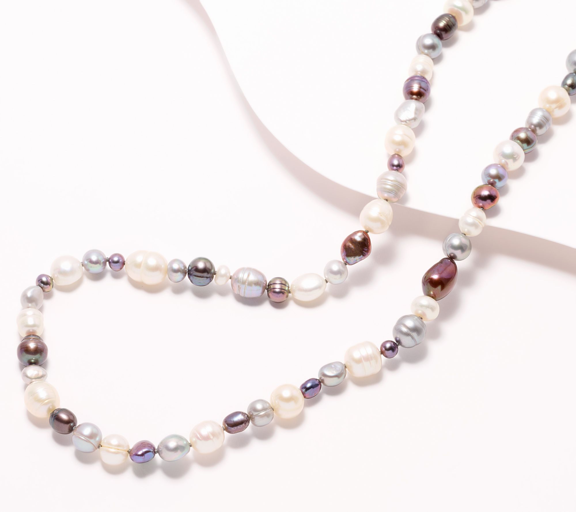 "As Is" Honora 60" Cultured Pearl Strand Necklace