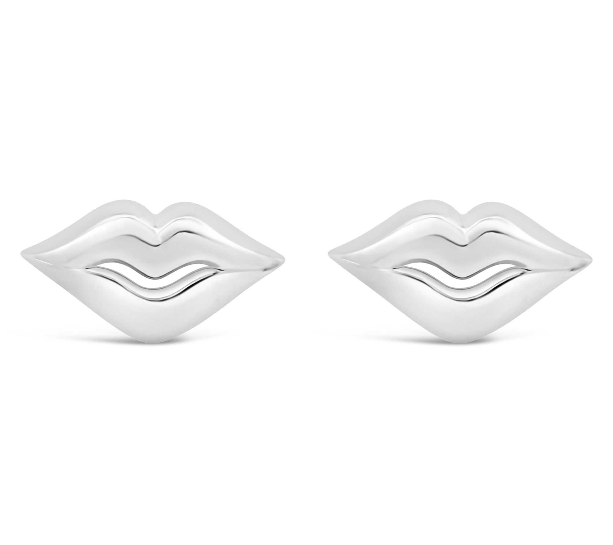 Margo Manhattan Sterling Silver Kiss Earrings