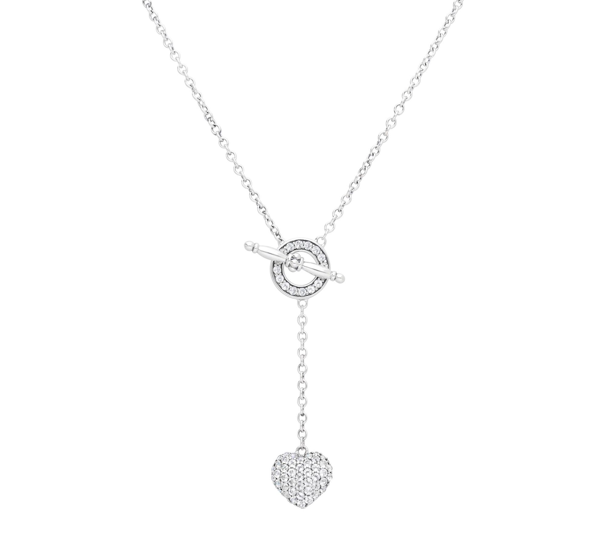 Tiffany Kay Studio Sterling Gemstone Hearty Lariat Necklace