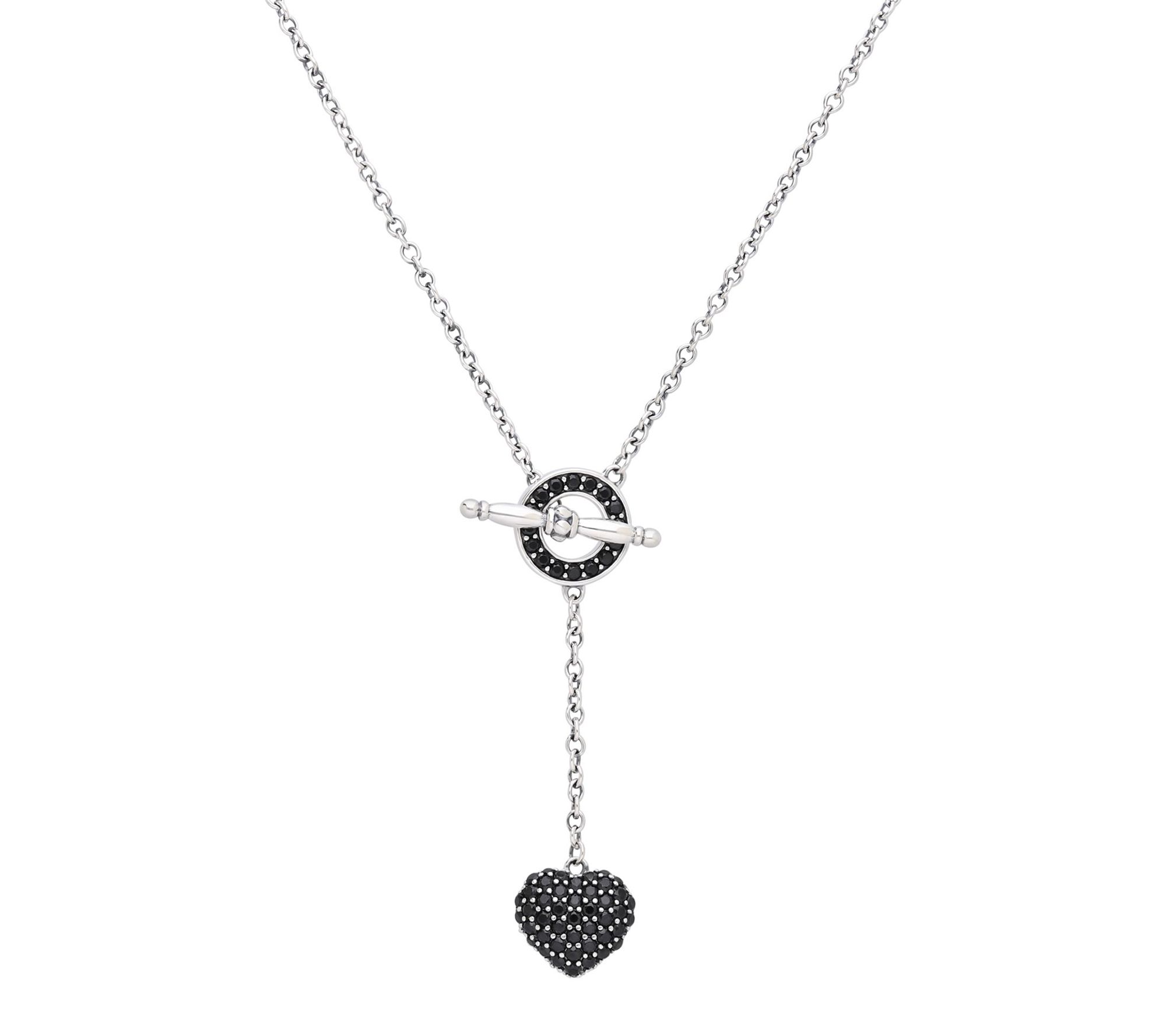 Tiffany Kay Studio Sterling Gemstone Hearty Lariat Necklace