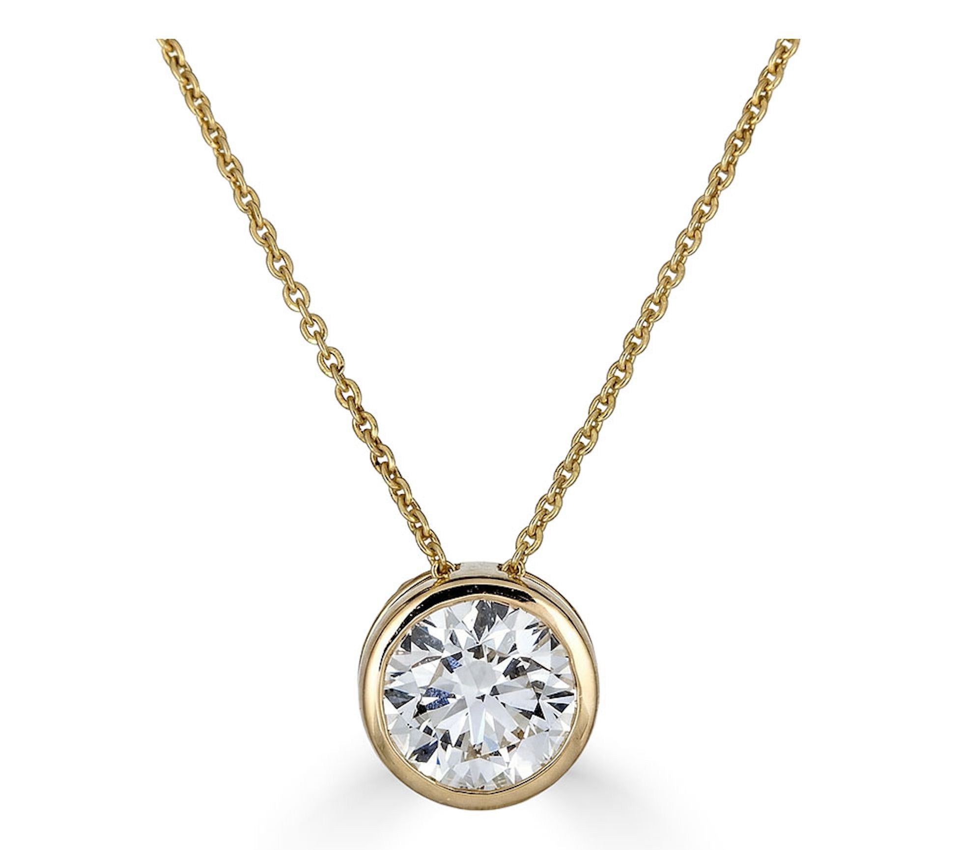 Vida Lab Diamonds 2.00 cttw Lab Grown SolitaireNecklace, 14K
