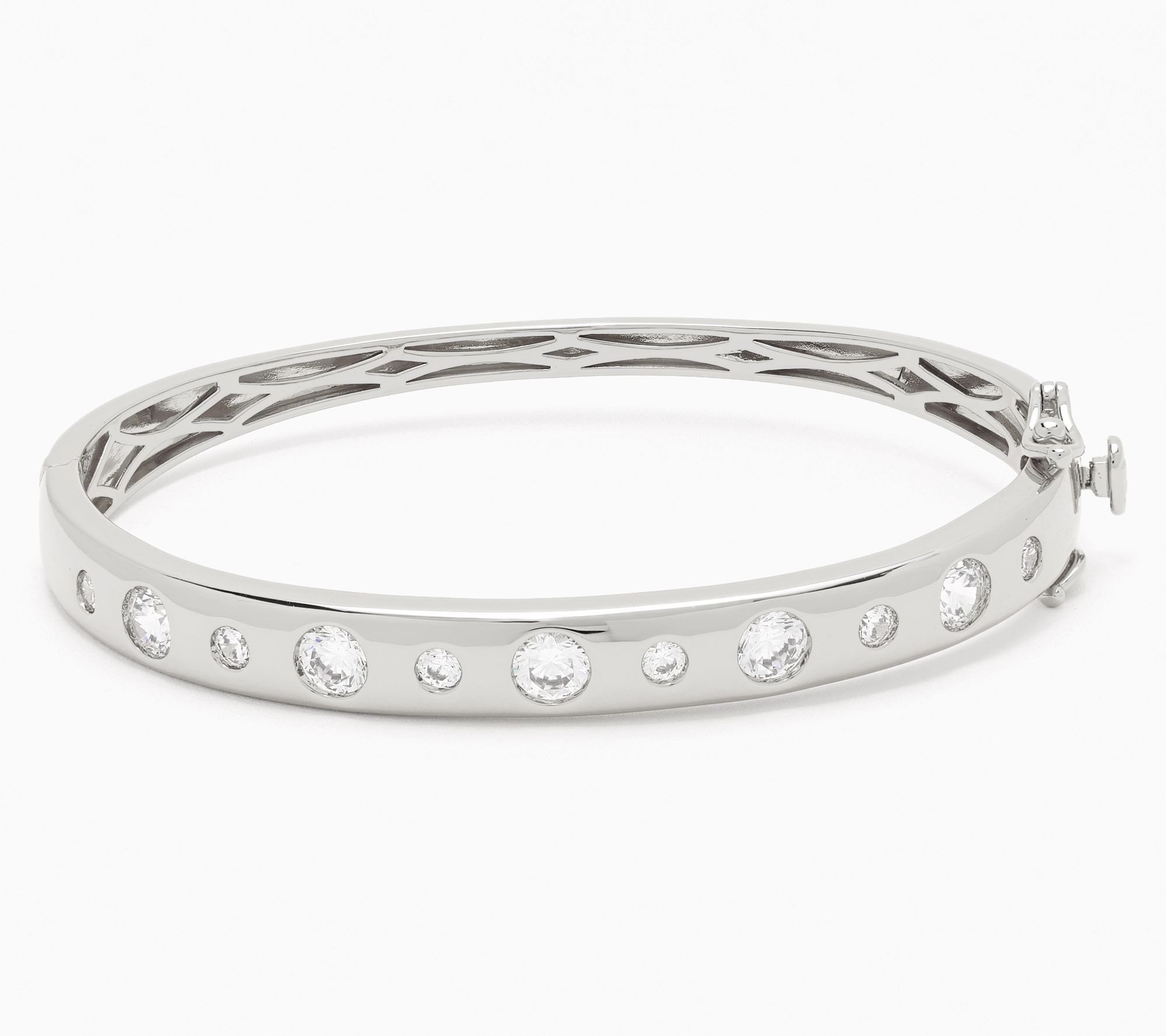 Diamonique x Jennifer Miller Alternating Rounds Bangle