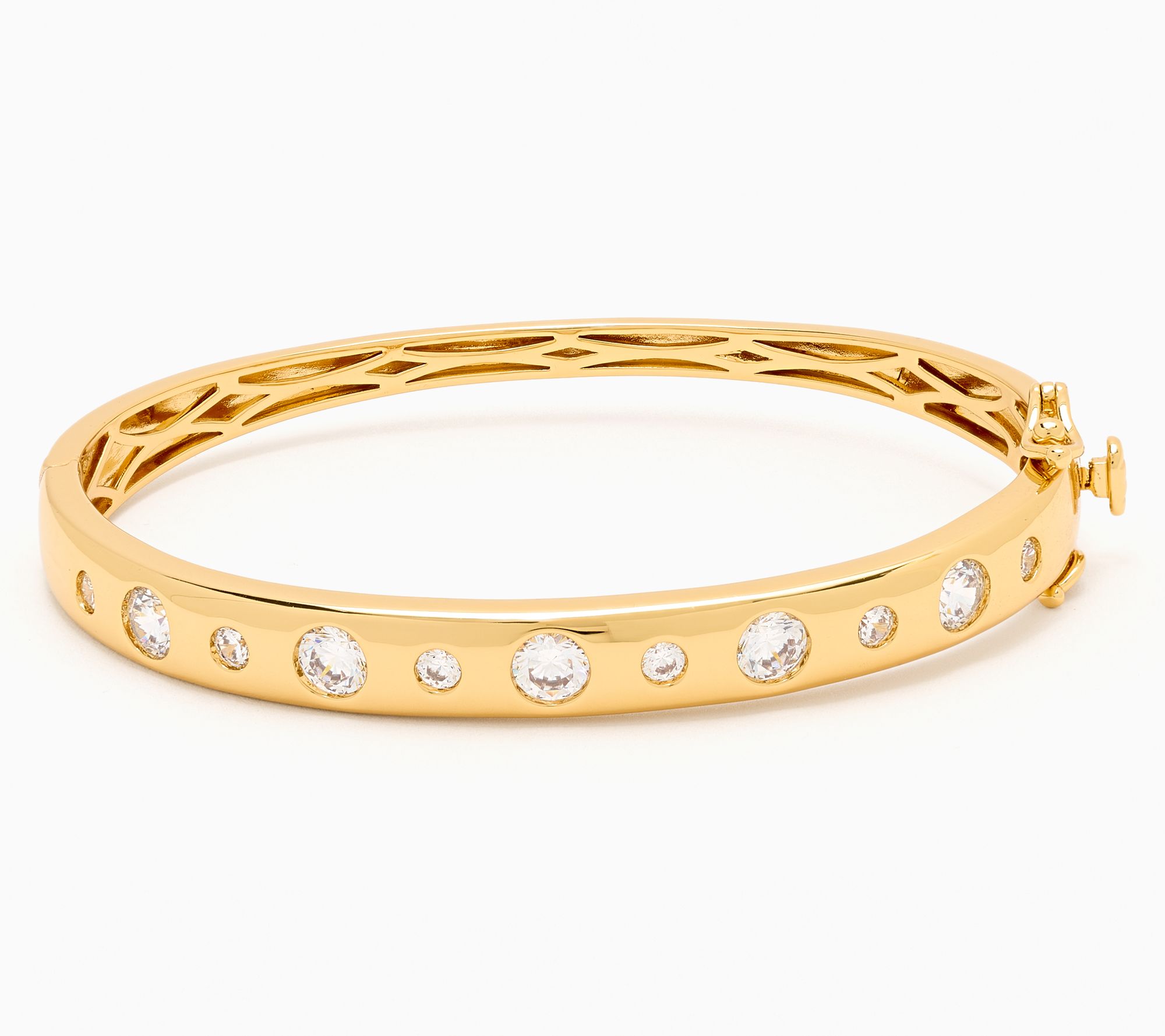 Diamonique x Jennifer Miller Alternating Rounds Bangle