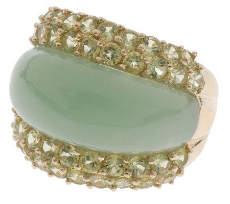 Qvc on sale peridot rings