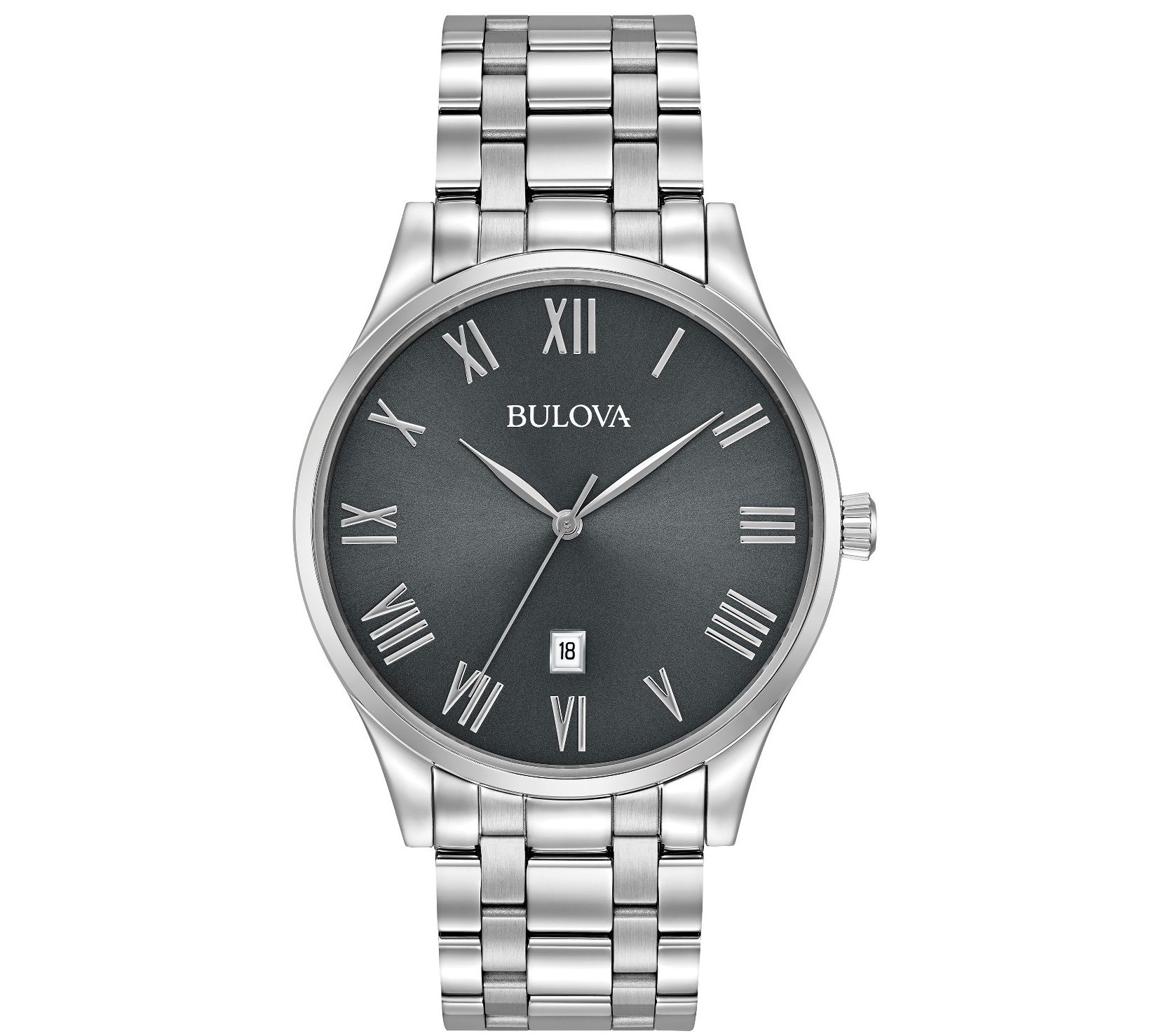 Bulova Men's Stainless Steel Classic Bracelet Watch