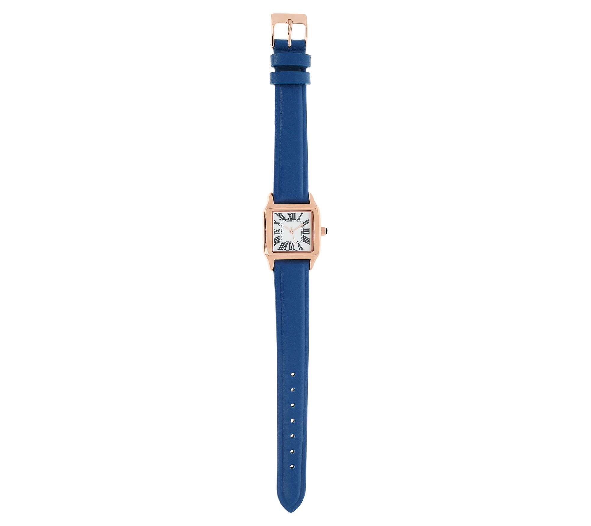 Bronzo Italia Woman’s Italian Made Watch Set with Box Bronzo Italia Multifunction Chronograph LeatherStrap Watch  main image 2