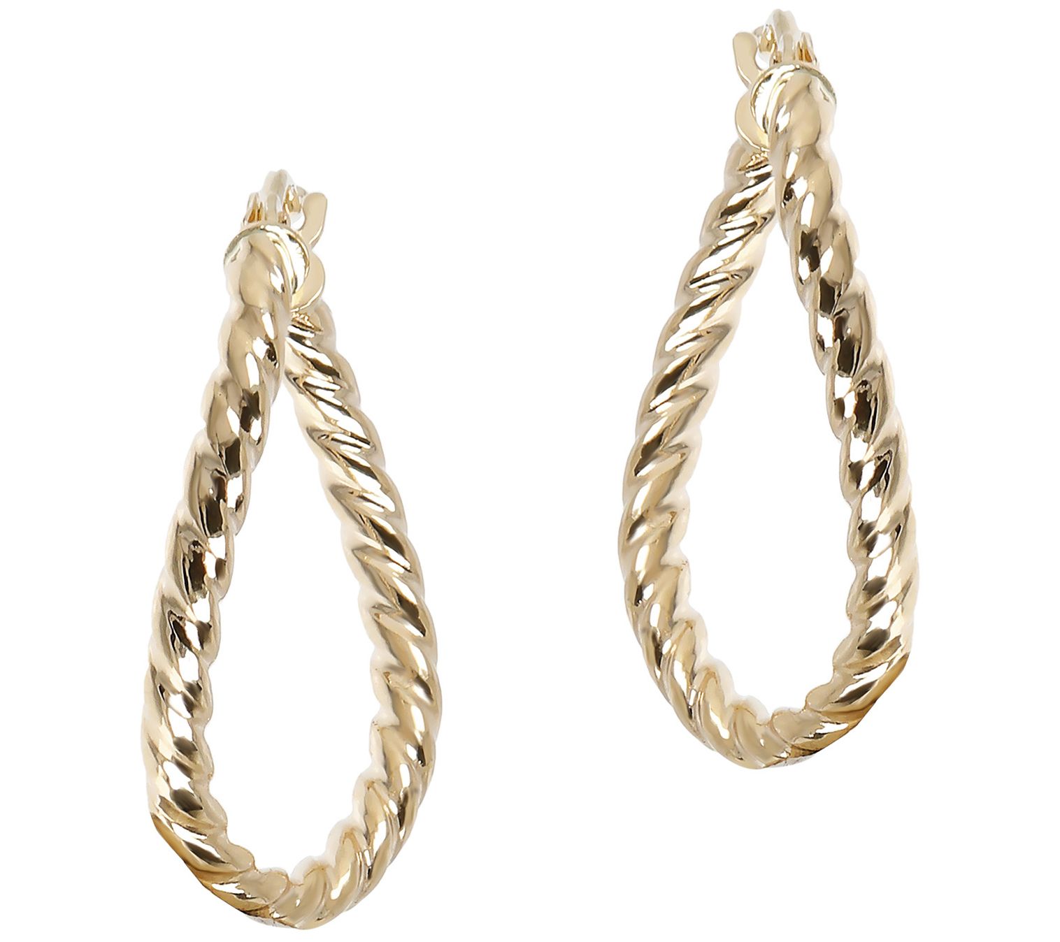 Qvc eterna deals gold earrings