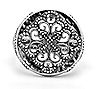 Or Paz Sterling Silver Filigree Signet Ring, 2 of 4