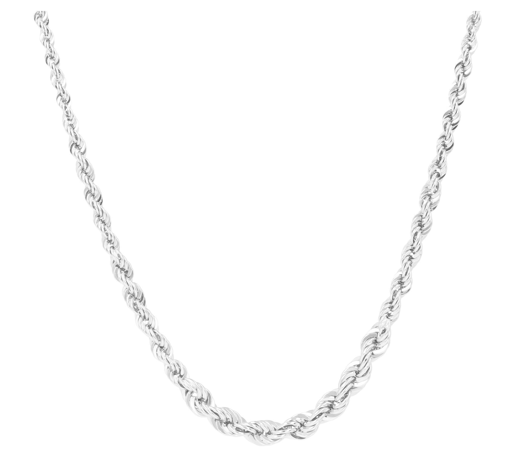 Qvc white store gold chains