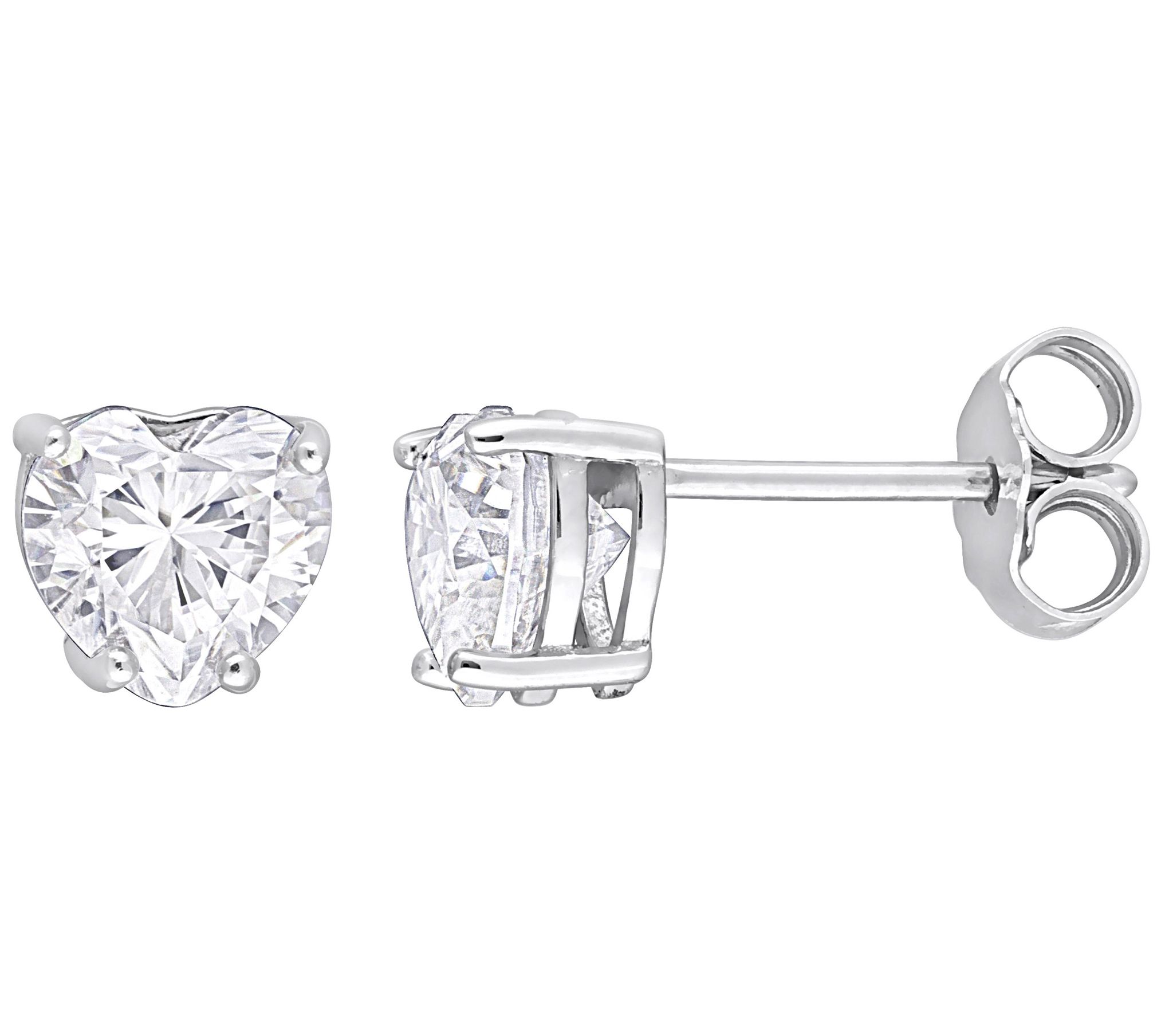 Qvc moissanite sale earrings