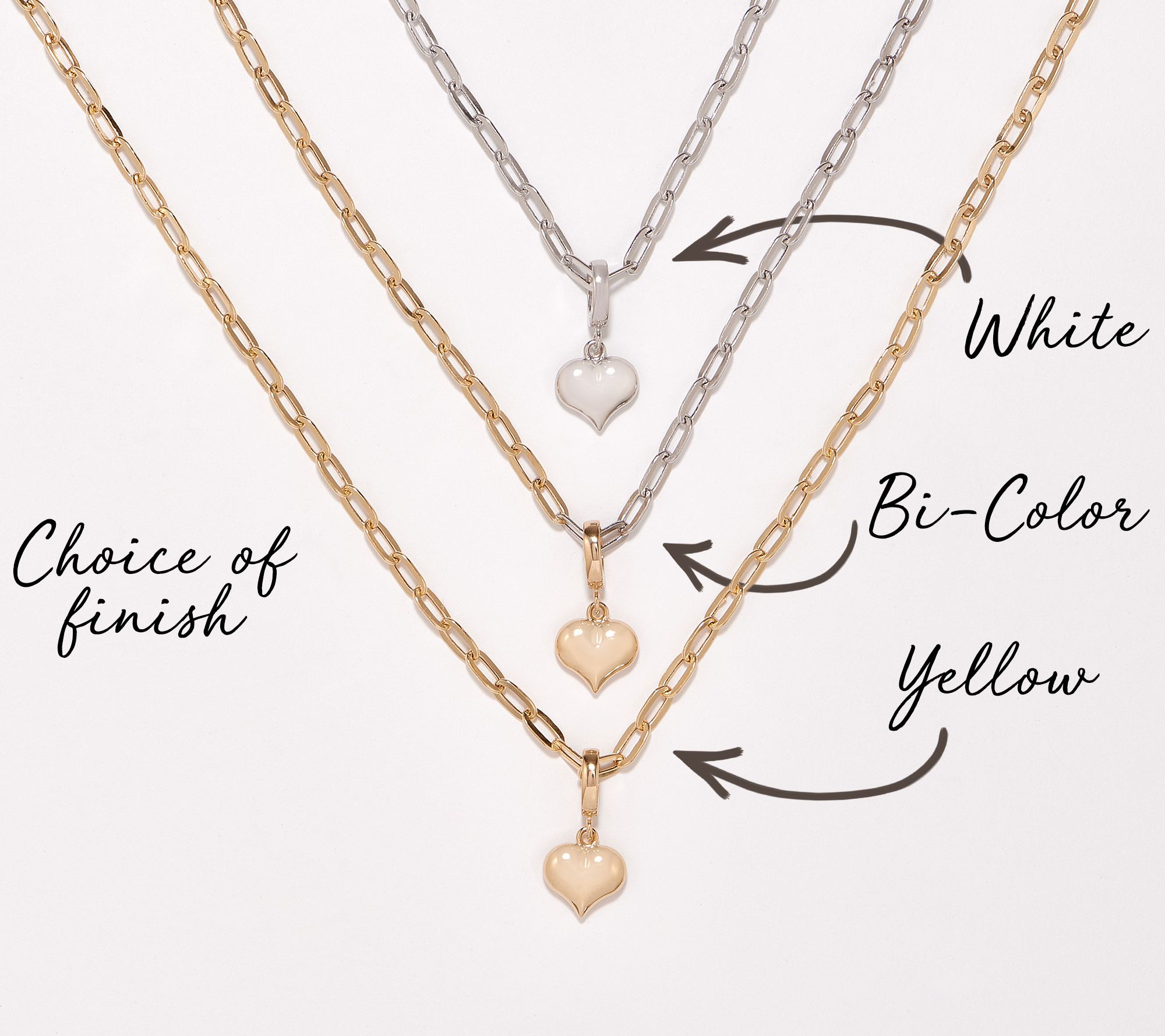 Qvc eterna deals gold necklaces