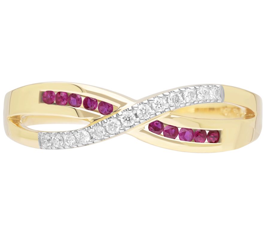 Ariva 14K Gold Gemstone & Diamond Camilla Ring