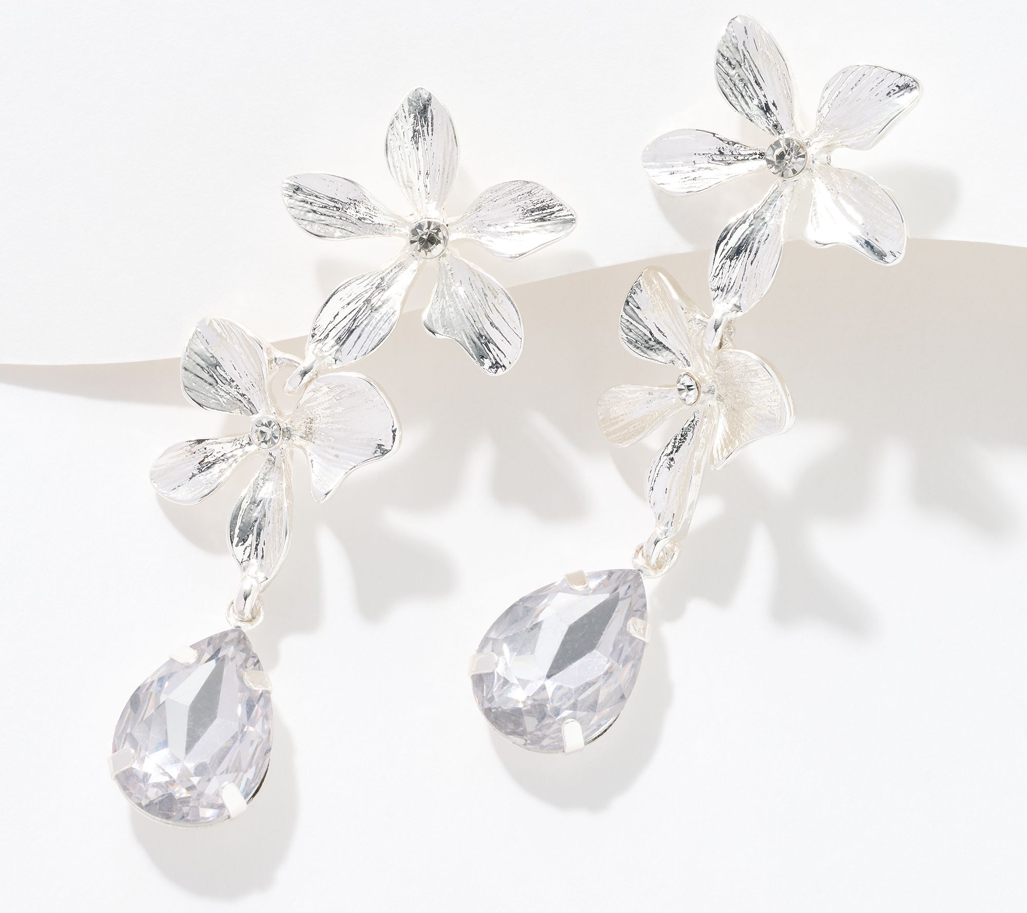 Joan Rivers Floral Drop Earrings