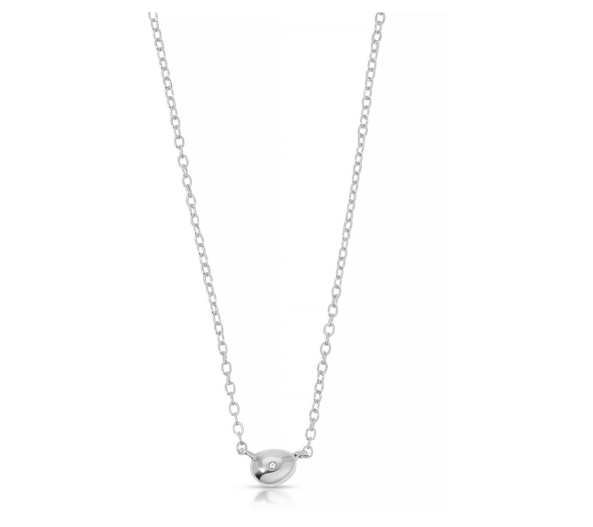 Ettika Polished Dainty Pebble Necklace