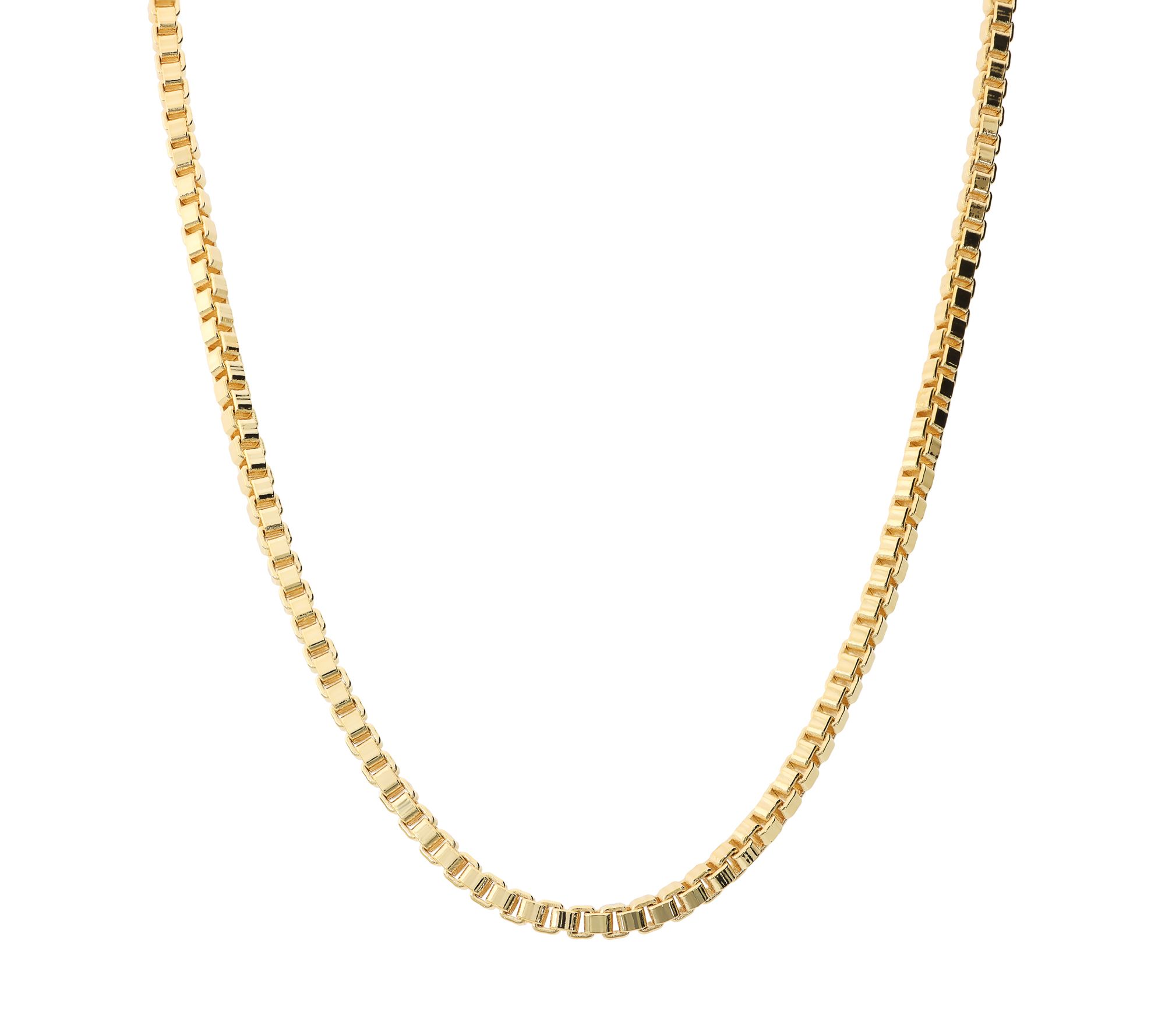 David Markstein Bronze 18" Bold Box Necklace w/Magnet Clasp