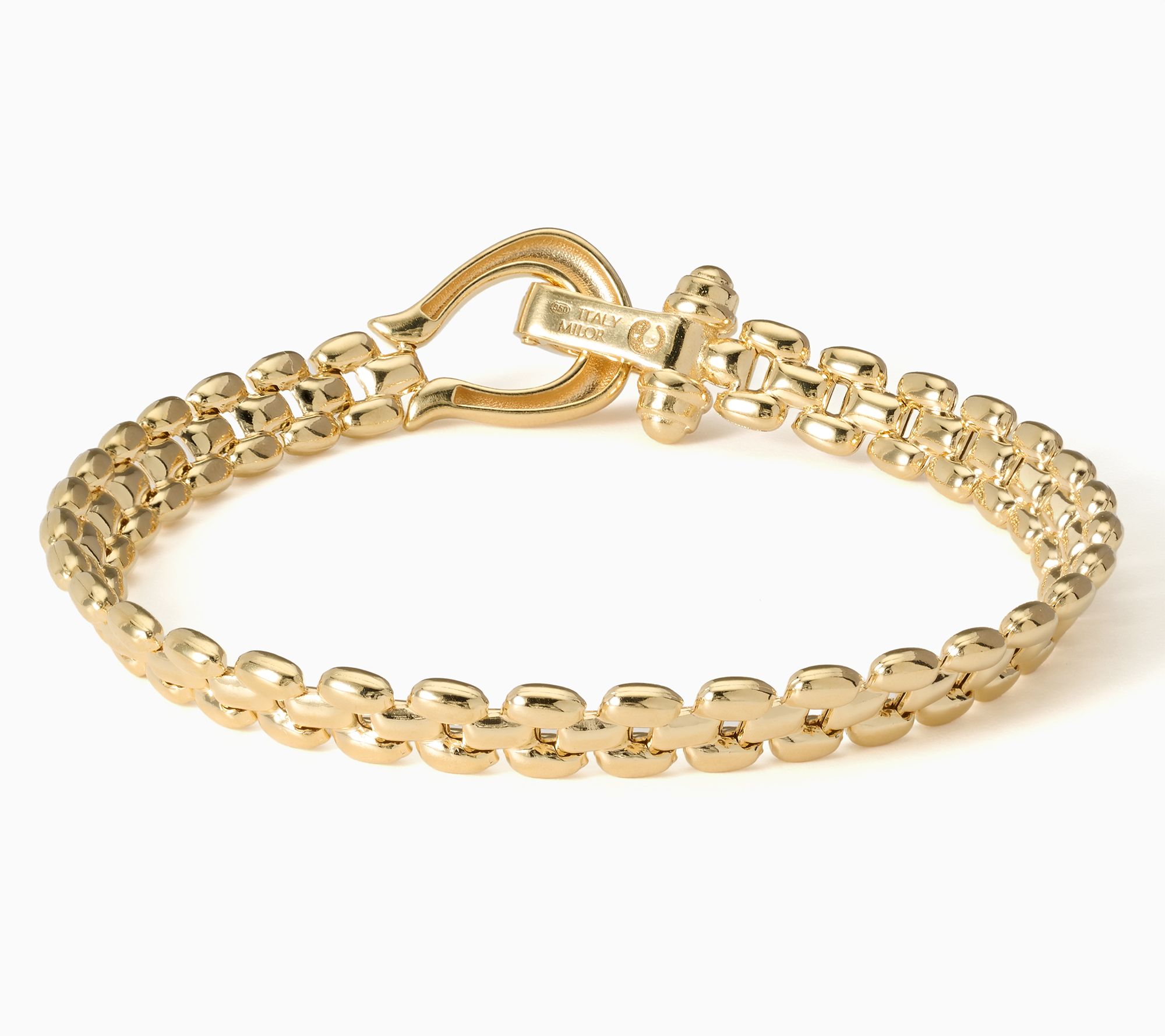 UltraFine 950 Silver Panther Link Bracelet