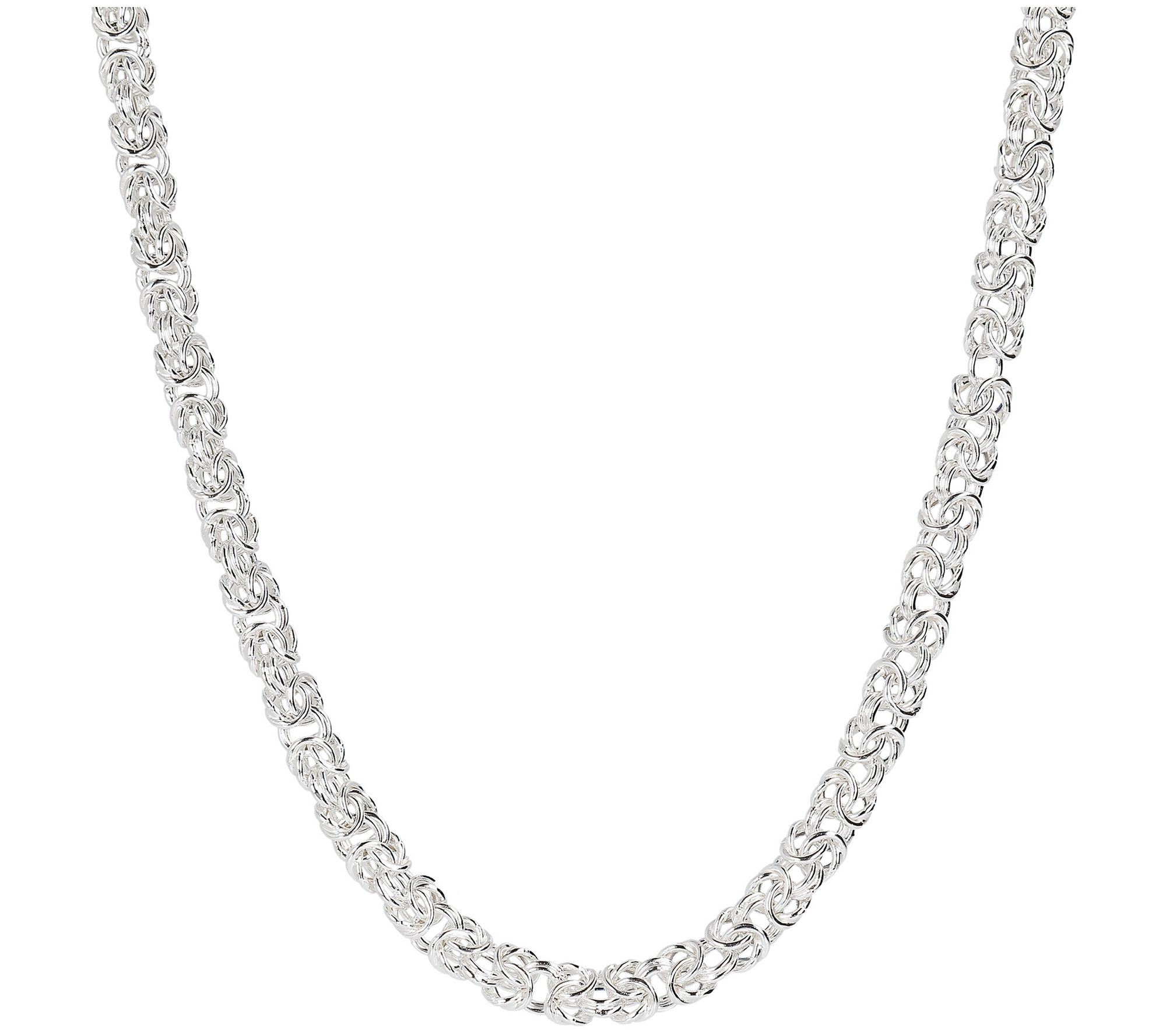 Qvc sterling hot sale silver chains