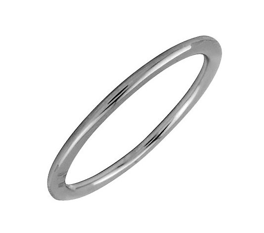 Simply Stacks Sterling Black Rhodium-Plated 1.5mm Ring