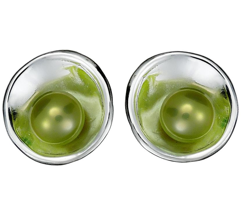 Hagit Sterling Cultured Pearl Earrings