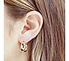 Veronese 18K Clad 1/2" Round Hoop Earrings, 3 of 3