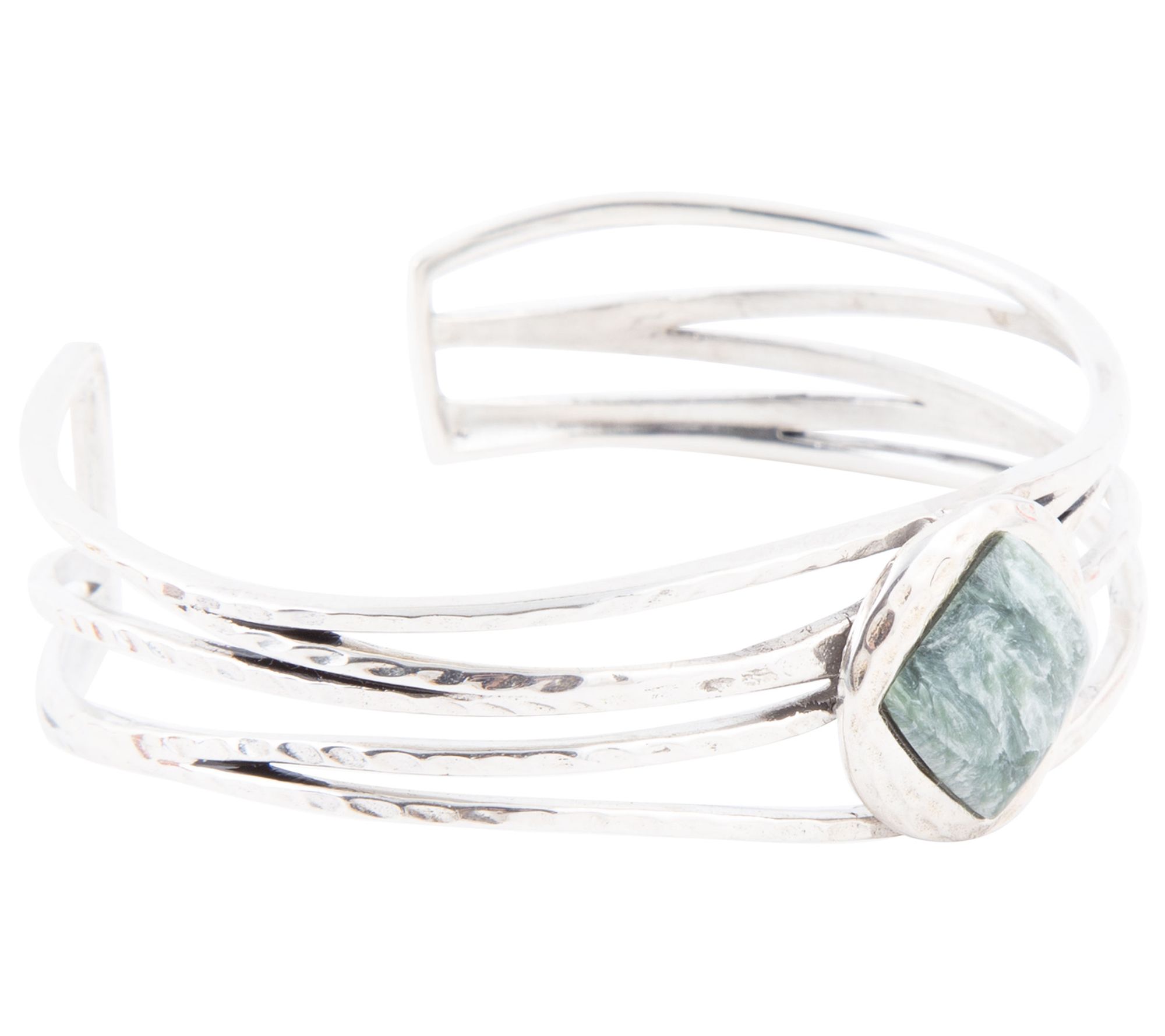 Barse Artisan Crafted Sterling Seraphinite Cuff