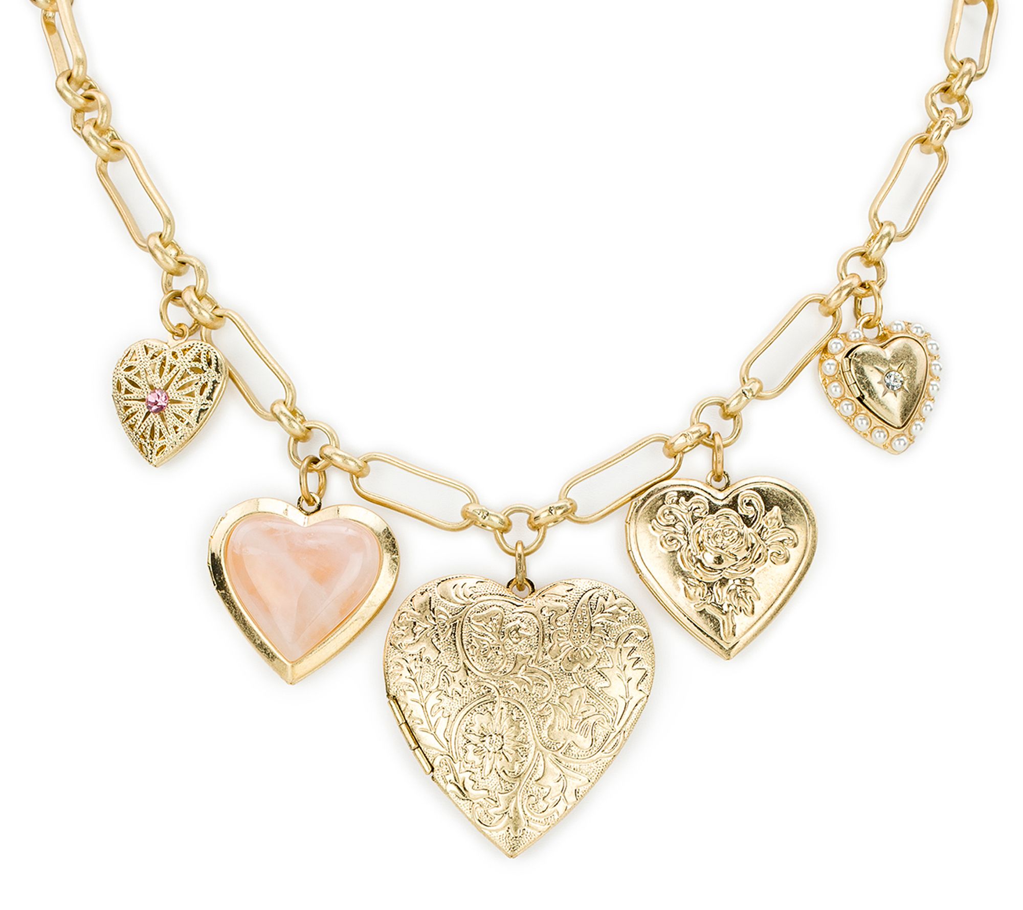 Patricia Nash Love Locket Charm Necklace