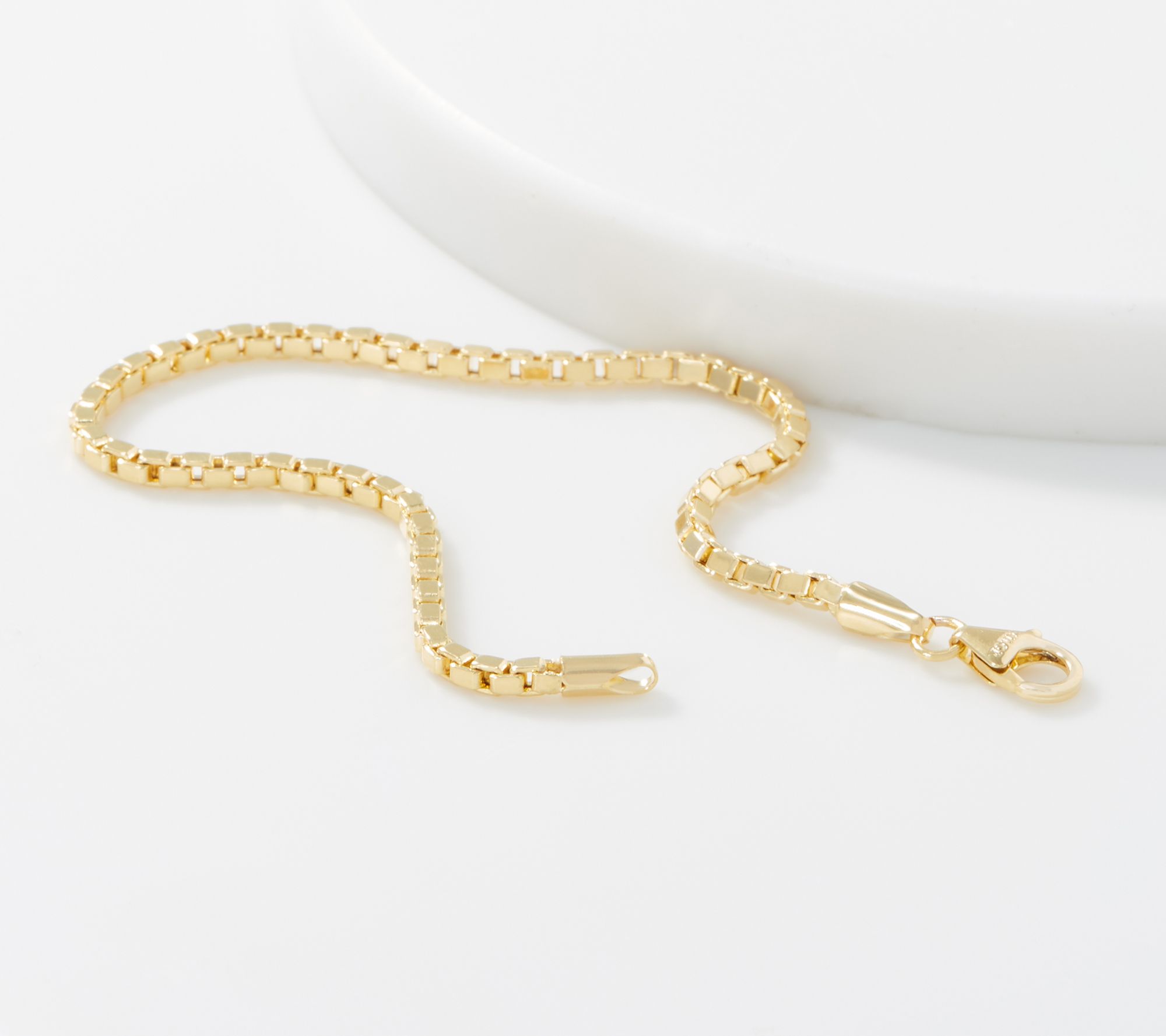 as-is-italian-gold-7-1-4-polished-chain-bracelet-14k-gold-3-8