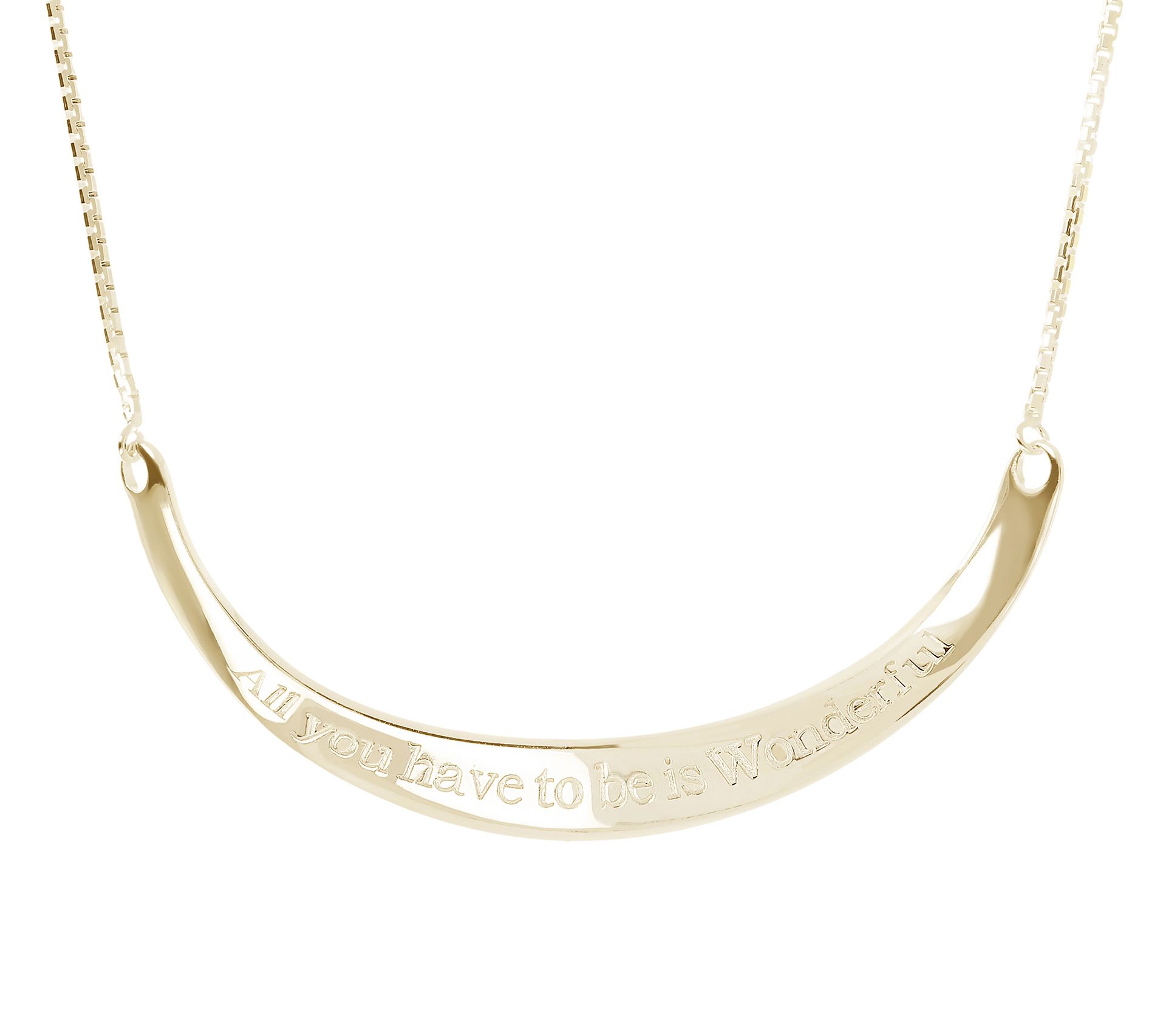 Louis Dell'Olio All You Have To Be is Wonderful Necklace
