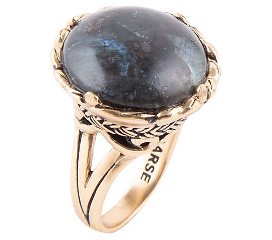 Barse Artisan Crafted Labradorite Cockt ail Ring