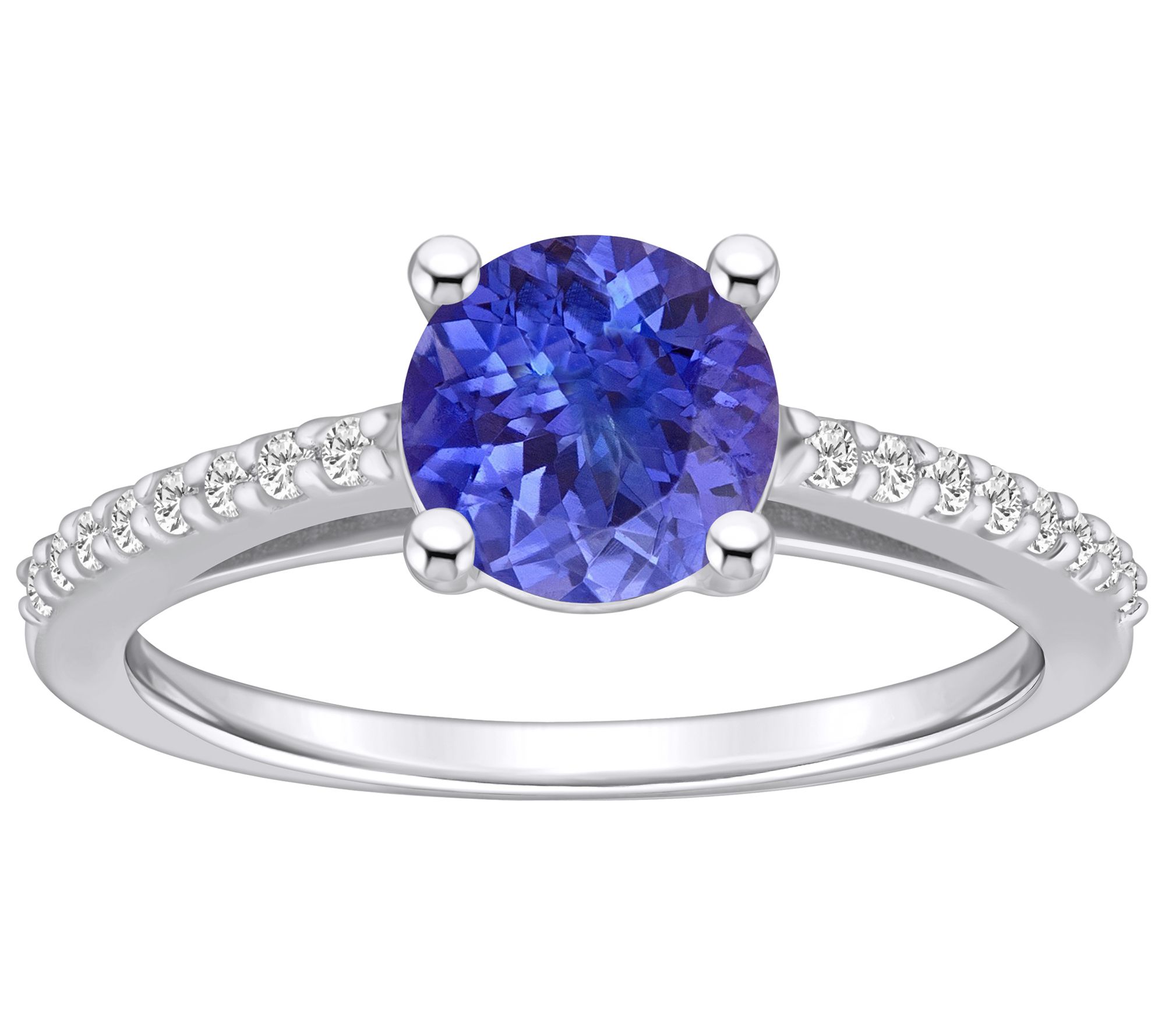 Affinity Gems Tanzanite & Diamond Accent Ring, 14K Gold