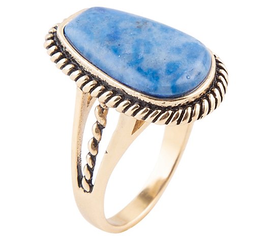 Barse Artisan Crafted Free-Form Lapis Ring