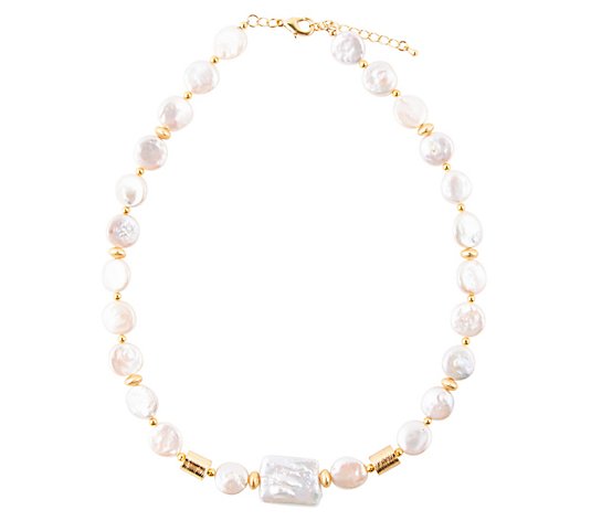 Barse Artisan Crafted Goldtone Cultured Pearl Necklace