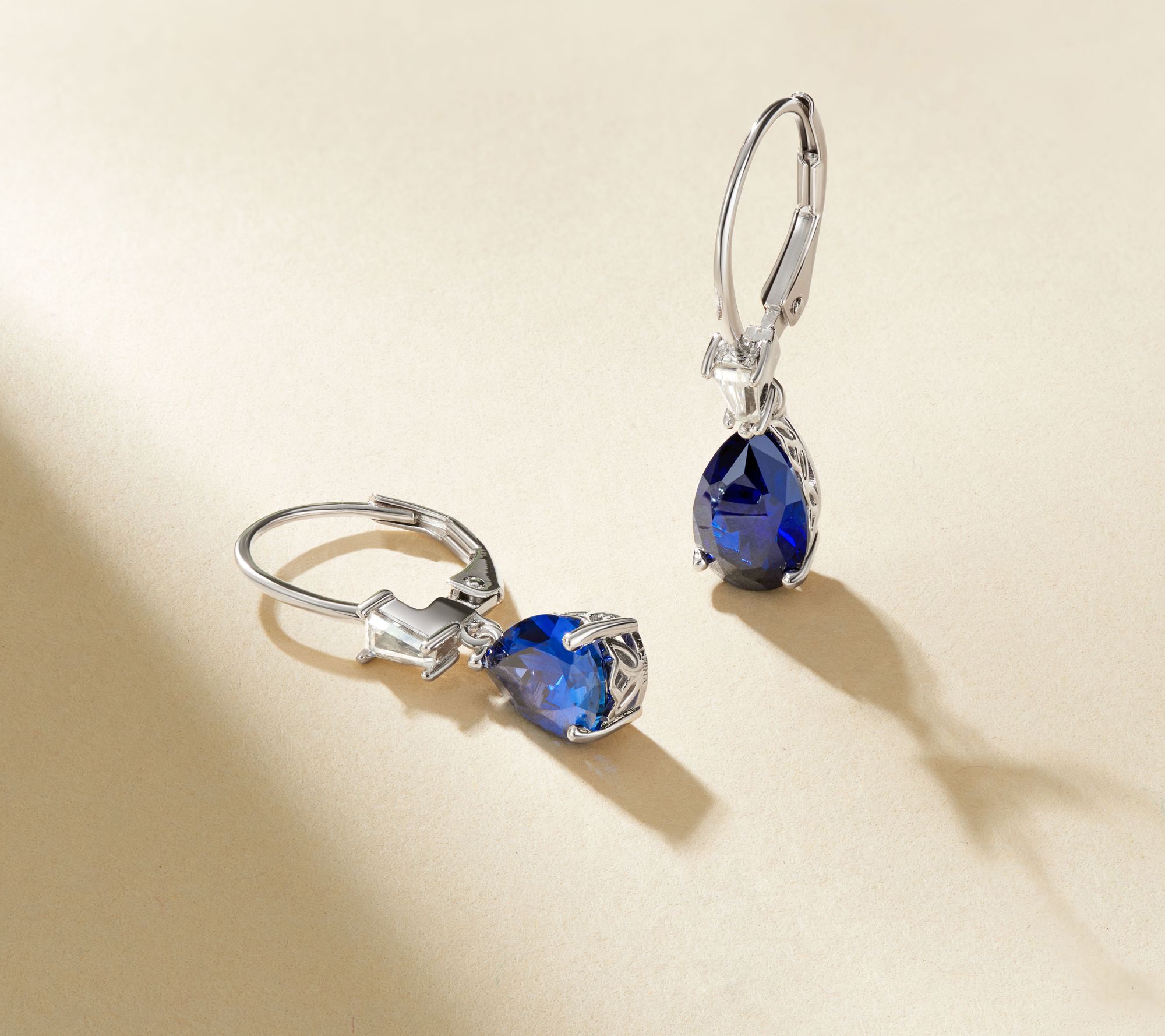 Qvc hot sale sapphire earrings