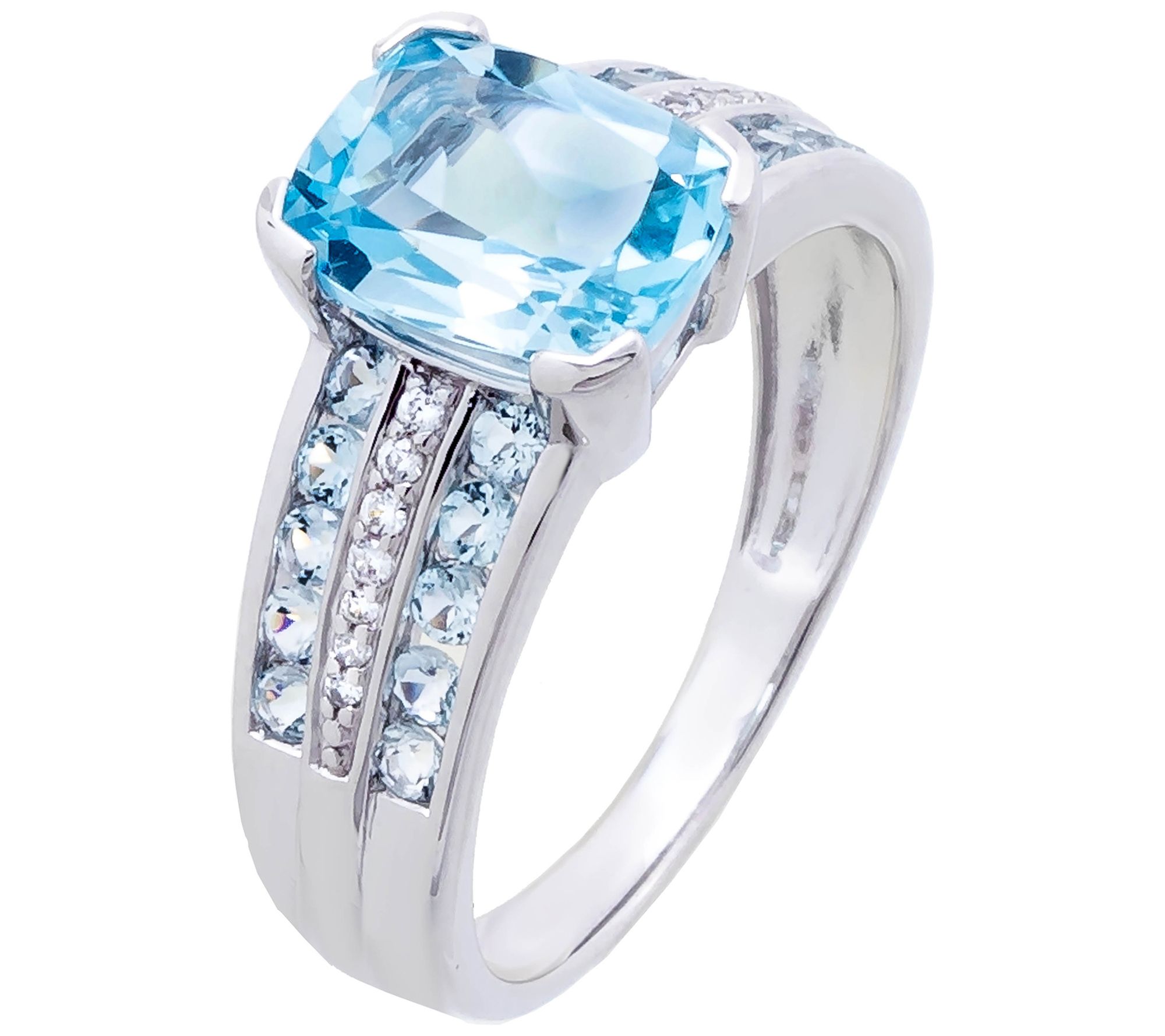 Sterling Silver Men’s Ring Swiss Blue Topaz Handcrafted Unique Persona